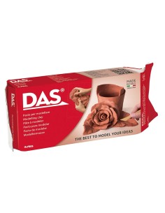 Pasta de modelar Das 500g Terracota