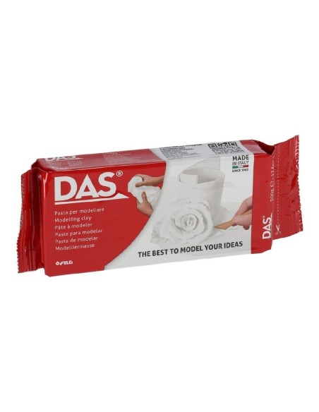 Pasta de modelar Das 500g Blanca
