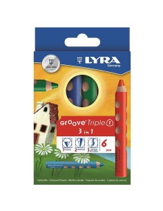Lápiz Groove TRIPLE 1 - 6 colores