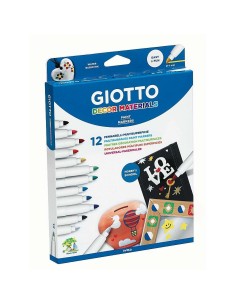 Rotulador Decor Materiales 12 colores