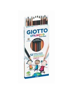 Lápiz SKIN TONES Stilnovo 12 colores