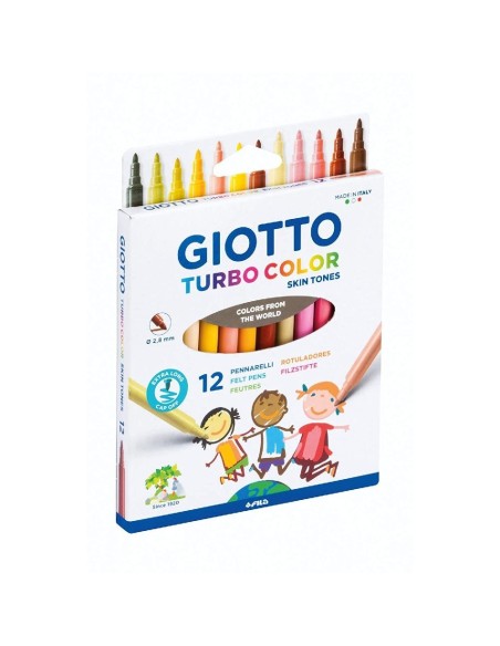 Rotulador Turbocolor Skin Tones 12 colores