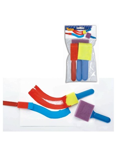 Pinceles de espuma grandes