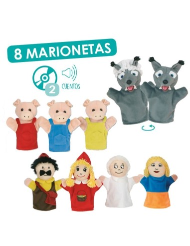 Marionetas: Caperucita y Los tres cerditos