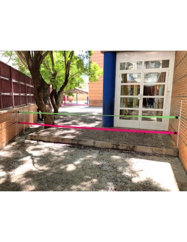 Cinta delimitadora con guías