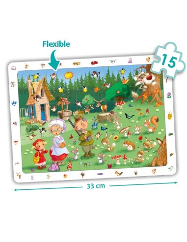 Set 4 puzzles de observación: Cuentos clásicos