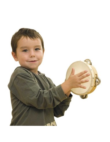 Pandereta piel natural 15cm