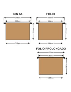 Carpeta colgante GIO 25u 2