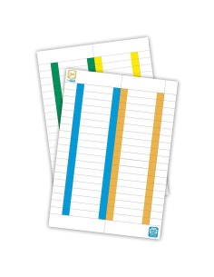 Tiras de rotulación Cristal