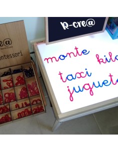 Letras Montessori Metacrilato