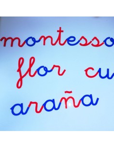Letras Montessori Metacrilato 2