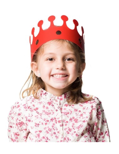 Coronas plástico colores 10u