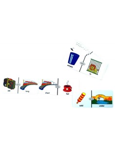 English opposites domino