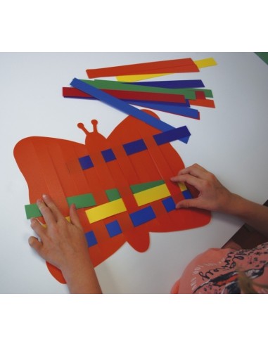 Tira de la tira mariposa-caracol