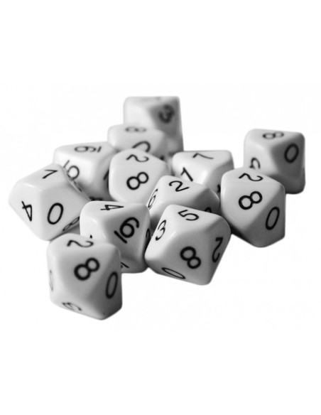 Dados de 10 caras 12u