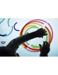 Arcoiris Waldorf para mesa de luz 2u 2