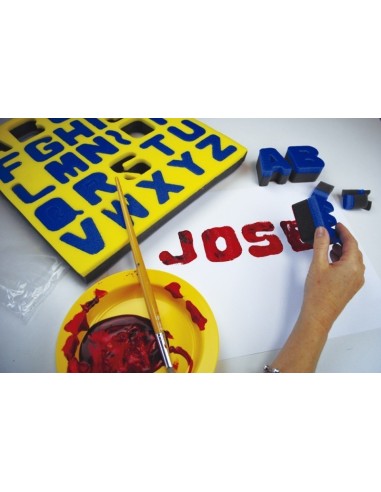 Esponjas alfabeto mayúsculas