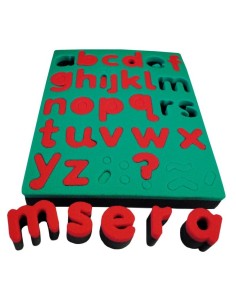 Esponjas alfabeto minúsculas