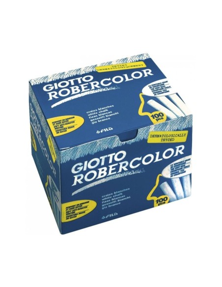Tiza Blanca Robercolor 100u