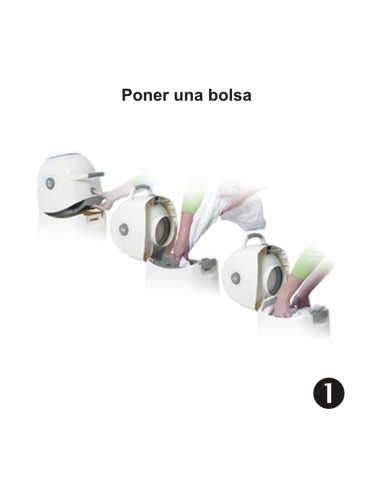 Contenedor de pañales mediano