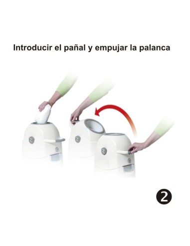 Contenedor de pañales mediano