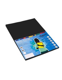 Papel A4 Negro 100h 80g