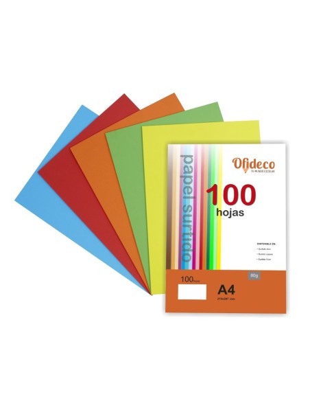 Papel A4 Surtido Vivo 100h 80g