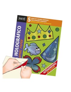 Papel Holográfico A4 Adhesivo