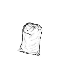 Bolsa merienda textil 25x30cm 2
