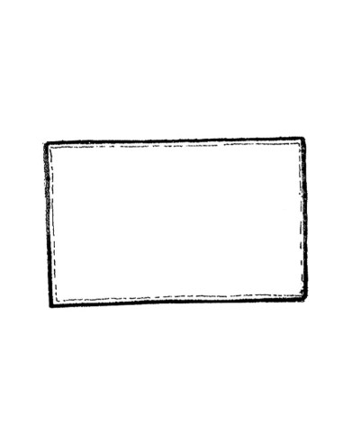 Salvamanteles textil rectangular 46x33cm