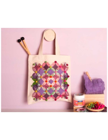 Bolsa textil con asa 38x42cm