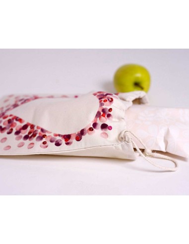 Bolsa merienda textil 25x30cm