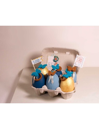 Huevo de Pórex 60x40mm bolsa 10u