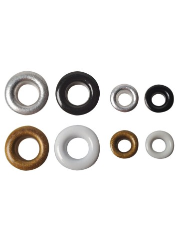 Ojales 2 tamaños 120u 1/8 y 3/16