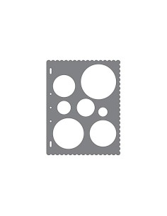 Plantilla Fiskars Círculos 2