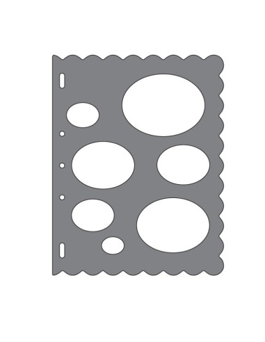 Plantilla Fiskars Óvalos