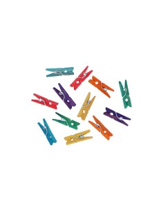 Pinzas pequeñas de colores 45u