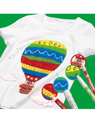 Rotulador Carioca Textil 12 colores