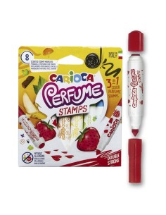 Rotulador Carioca Stamps-Perfume 8 Colores