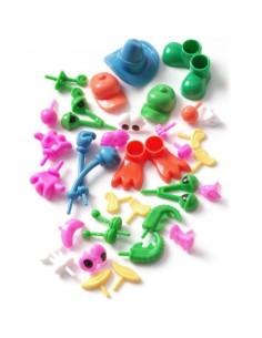 Partes del cuerpo divertidas para plastilina