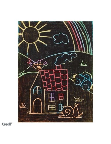 Pintura rascar Creall Opaca Negro