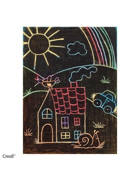 Pintura rascar Creall Opaca Negro