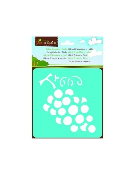 Plantillas Mandarine Frutas 6u
