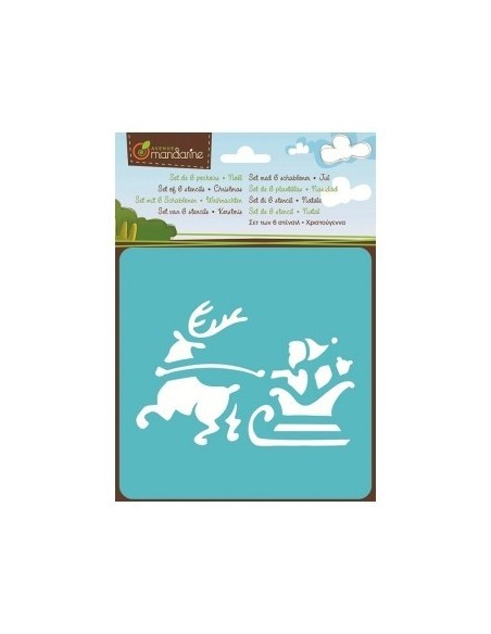 Plantillas Mandarine Navidad 6u