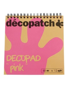 Décopatch Bloc Color 15X15 Rosa