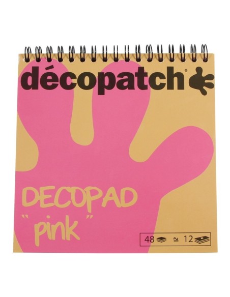 Décopatch Bloc Color 15X15 Rosa