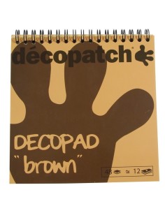 Décopatch Bloc Color 15X15 Marrón