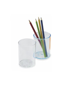 Portalápices transparentes