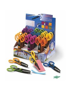 Tijera escolar Dentada Pack 7u