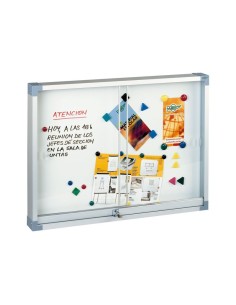 Vitrinas Blancas con puerta metacrilato